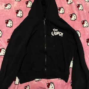 Dr. Seuss Black Grinch Women's Hoodie
